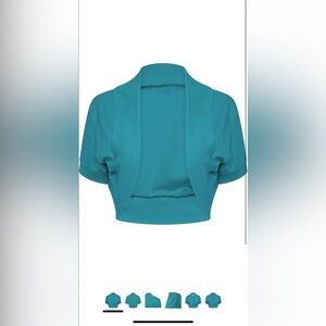 Teal Women's Bolero
